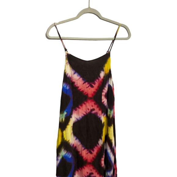 Busayo Collective Rainbow Tie Dye Dress Midi Multicolored Size M - Picture 6 of 8